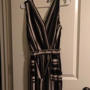 Multi- Colored Striped Romper